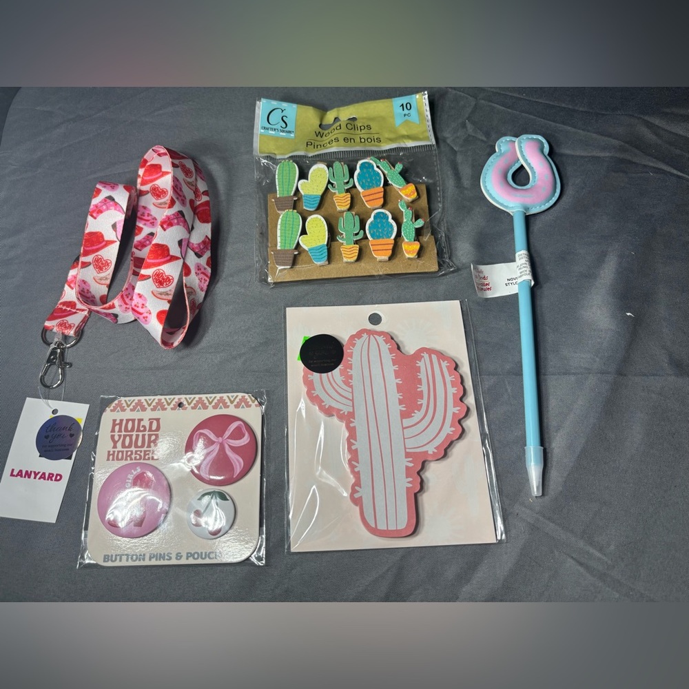 5 pc New Cactus Notepad Set NWT